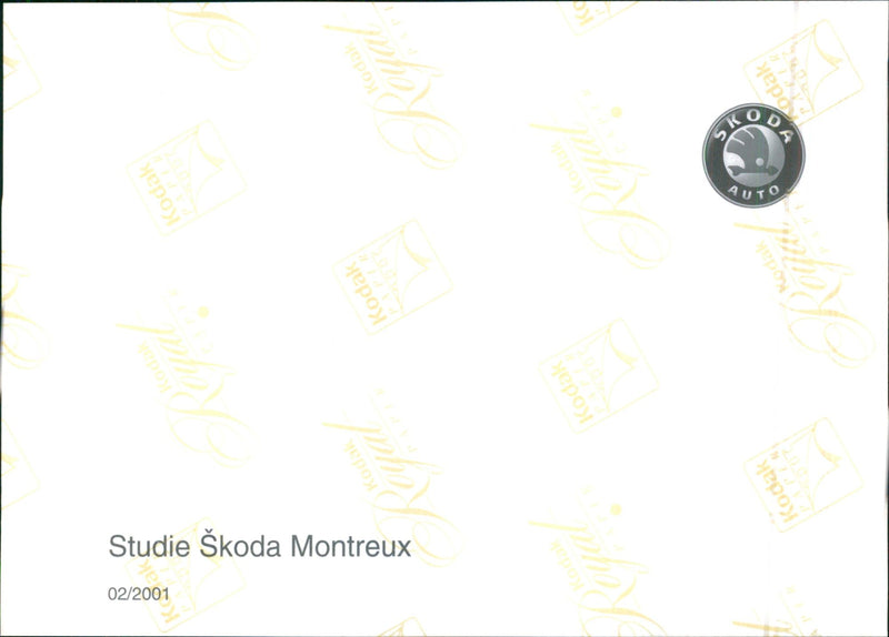 2001 Skoda Montreux - Vintage Photograph