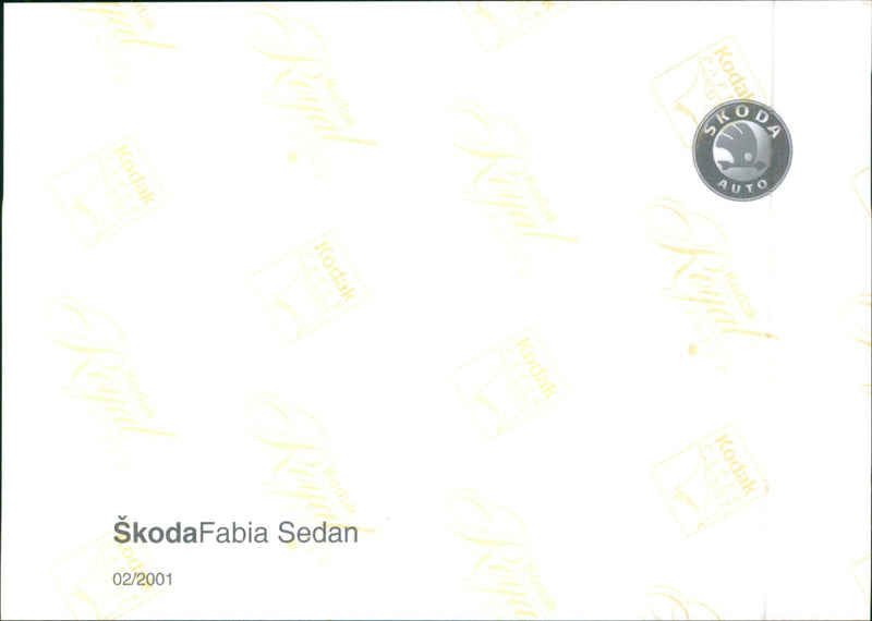 2001 Skoda Fabia - Vintage Photograph