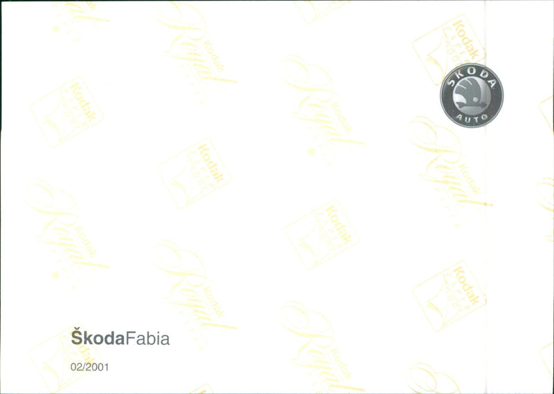 2001 Skoda Fabia - Vintage Photograph