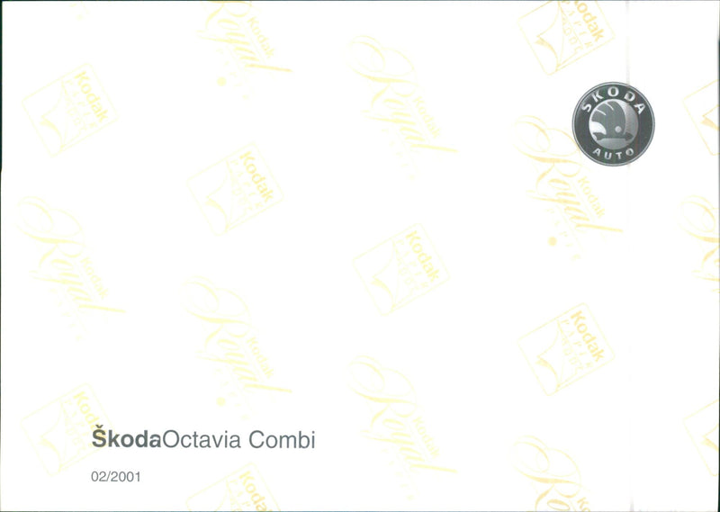 2001 Skoda Octavia - Vintage Photograph