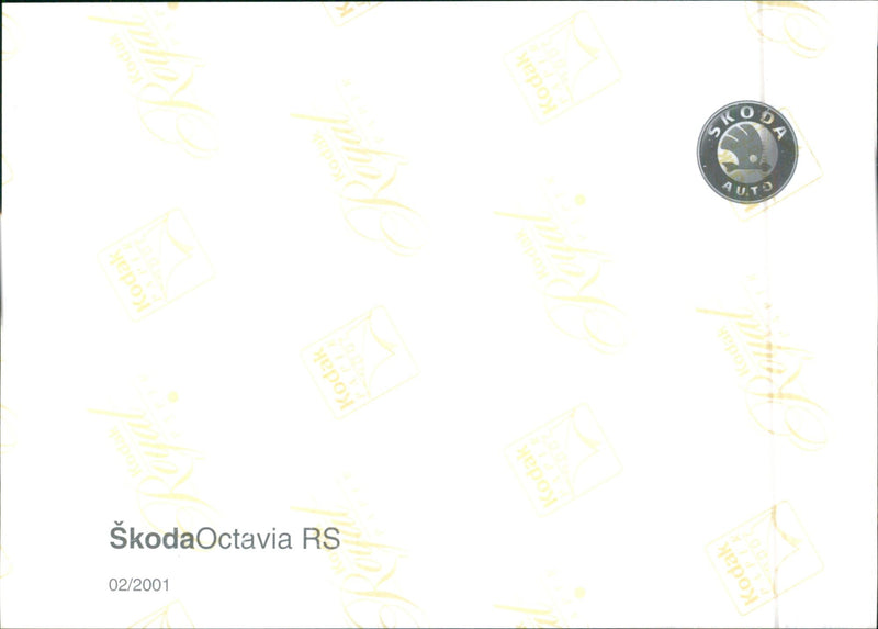 2001 Skoda Octavia - Vintage Photograph