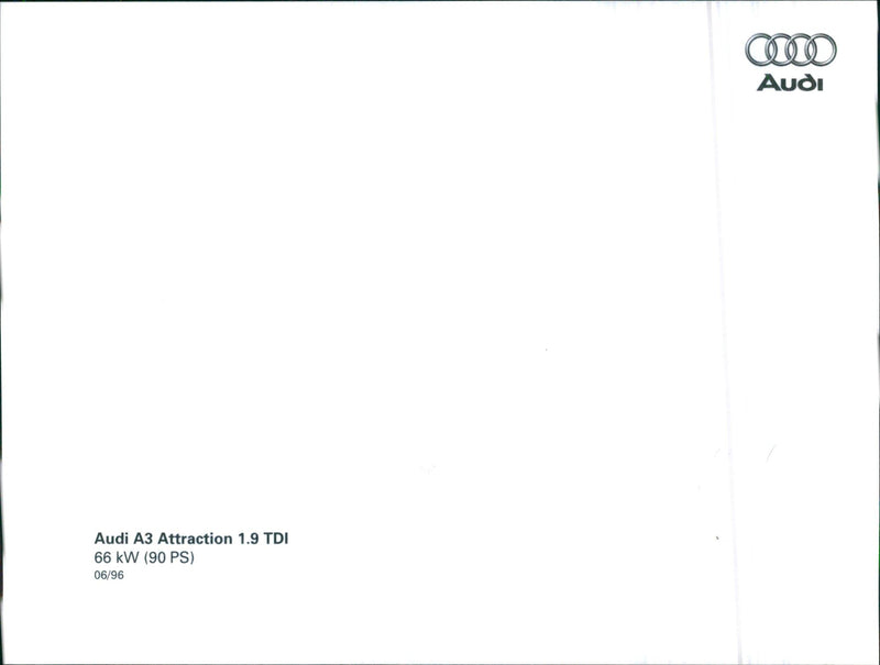 Audi A3 Attraction 1.9 TDI - Vintage Photograph