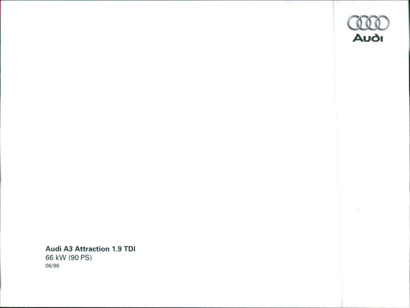 Audi A3 Attraction 1.9 TDI - Vintage Photograph