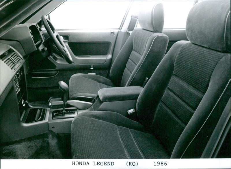 Honda Legend 1986 - Vintage Photograph
