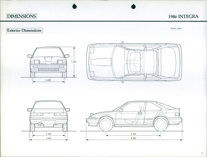 Honda Integra 1986 - Vintage Photograph