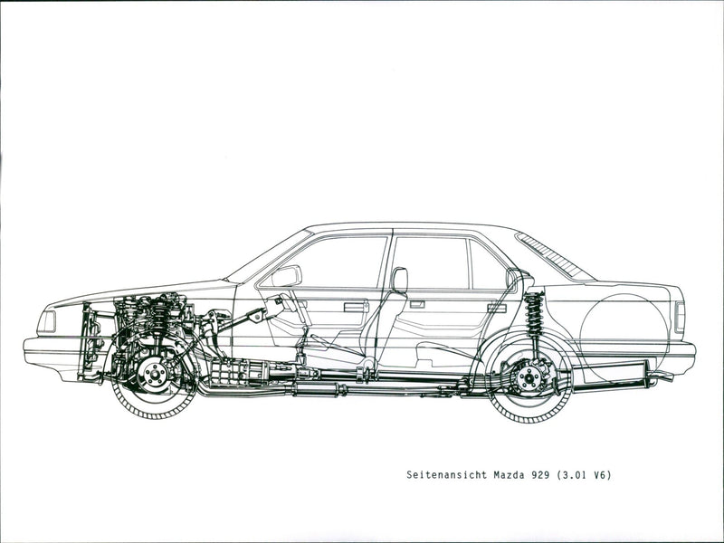 Mazda 929 - Vintage Photograph