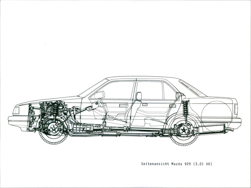 Mazda 929 - Vintage Photograph