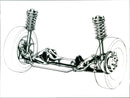 Mazda suspension system - Vintage Photograph