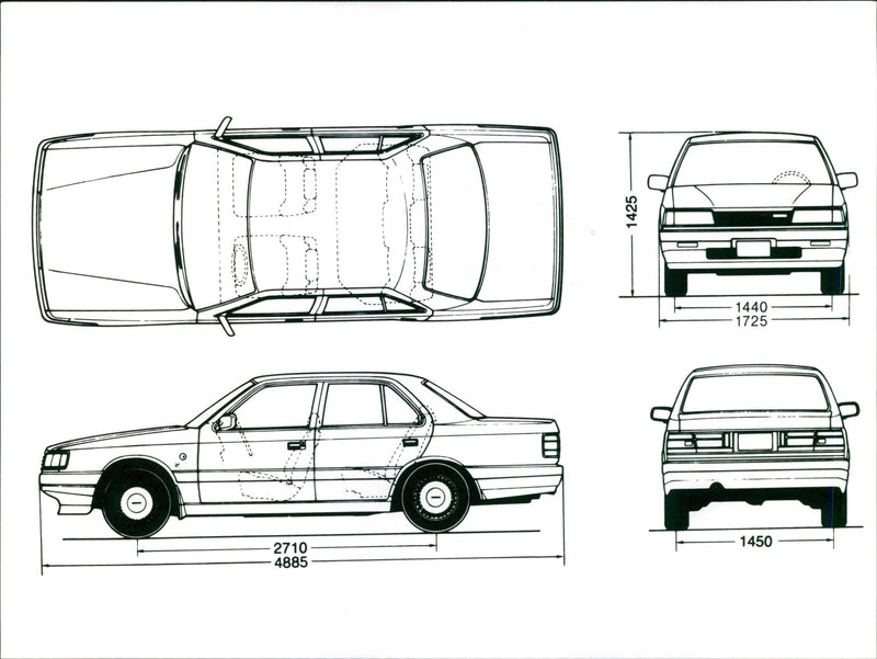 Mazda 929 - Vintage Photograph