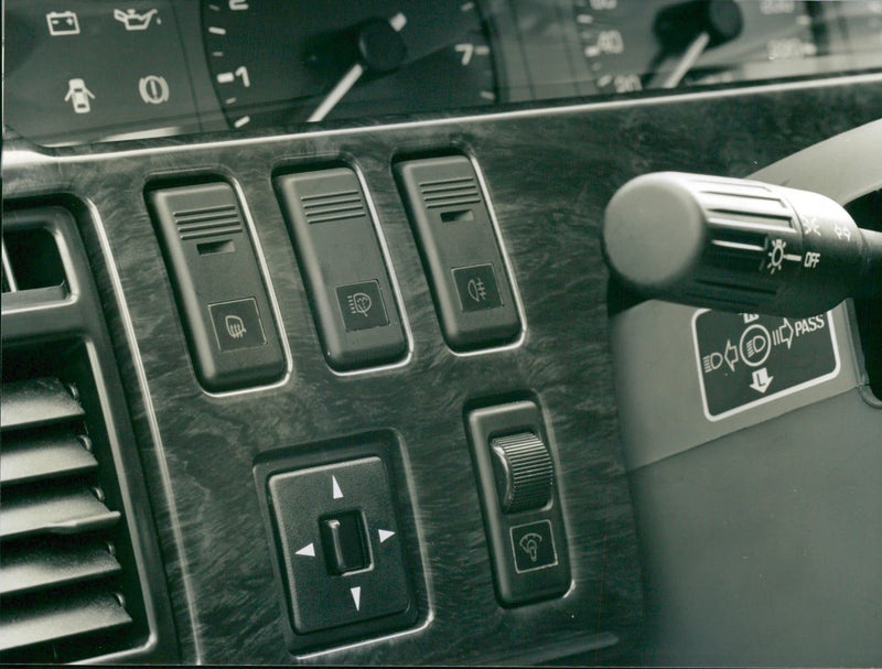 Instrument panel - Vintage Photograph