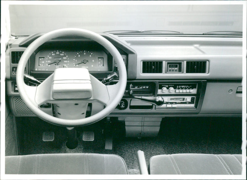 Mitsubishi van - Vintage Photograph