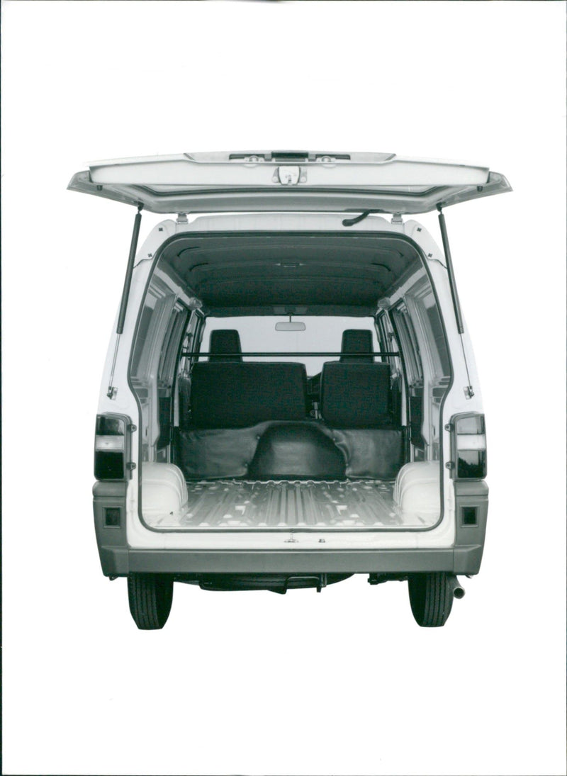 Mitsubishi van - Vintage Photograph