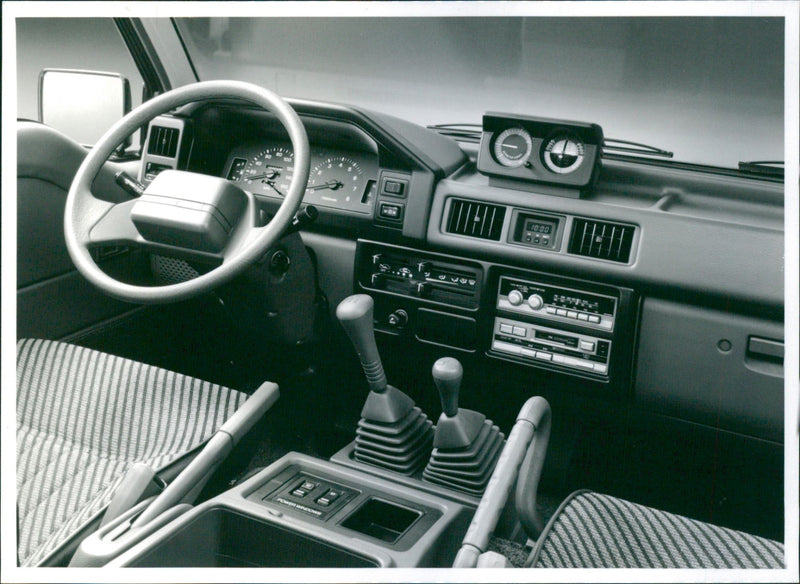 Mitsubishi van - Vintage Photograph
