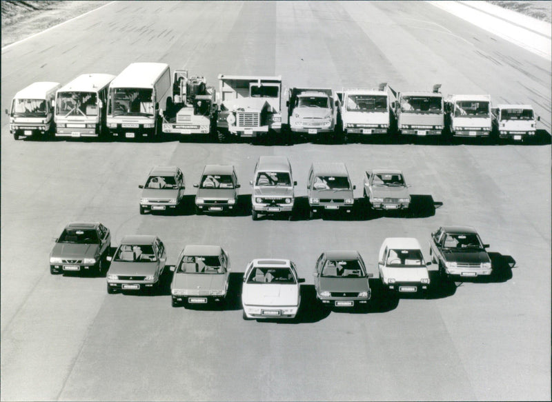 Mitsubishi Cars - Vintage Photograph