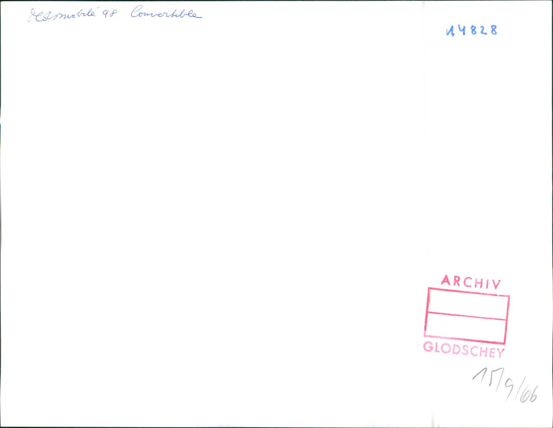 1967 Oldsmobile 98 Convertible - Vintage Photograph