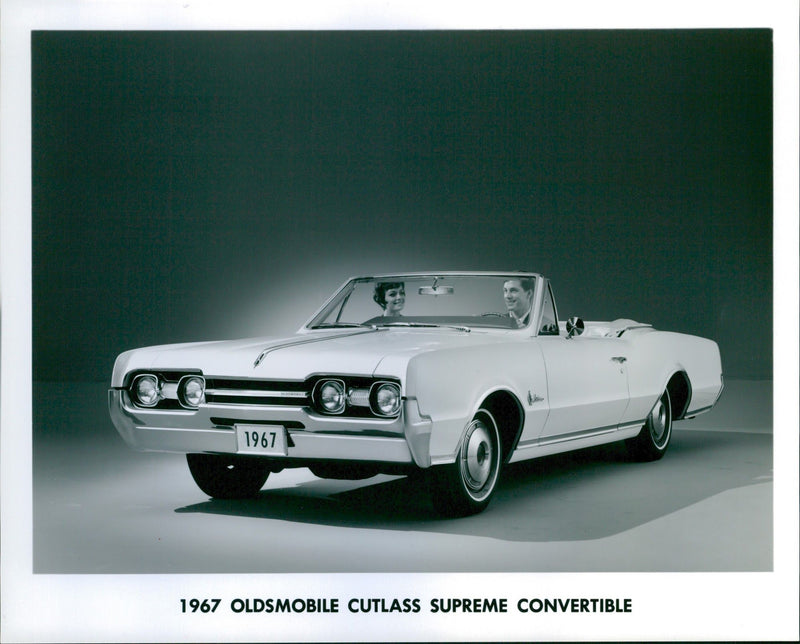 1967 Oldsmobile Cutlass Supreme Convertible - Vintage Photograph