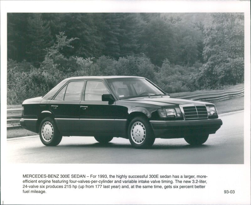 Mercedes-Benz 300E Sedan - Vintage Photograph