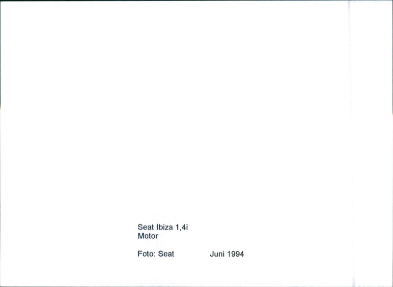 Seat Ibiza 1.4i - Vintage Photograph