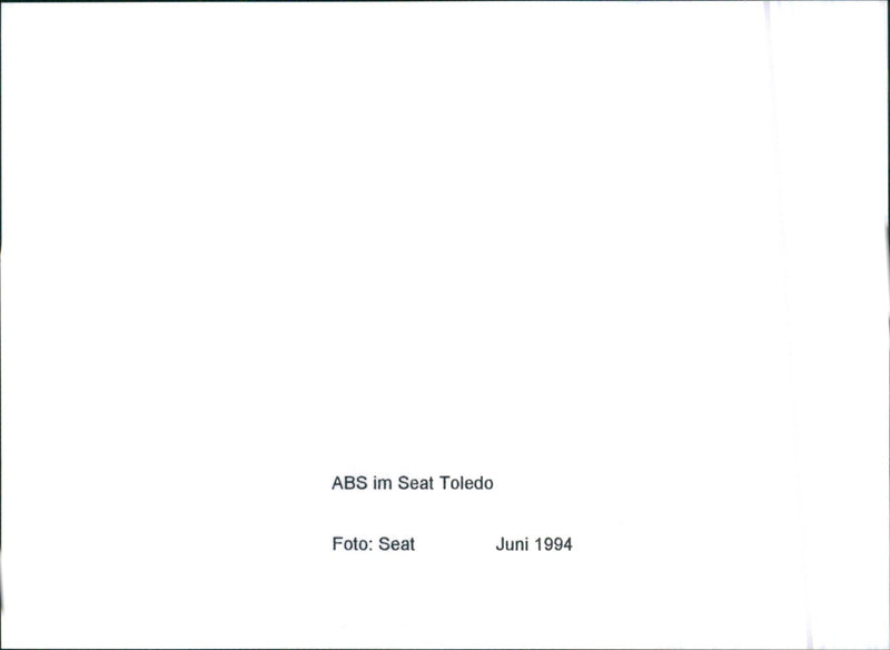 Seat Toledo - Vintage Photograph