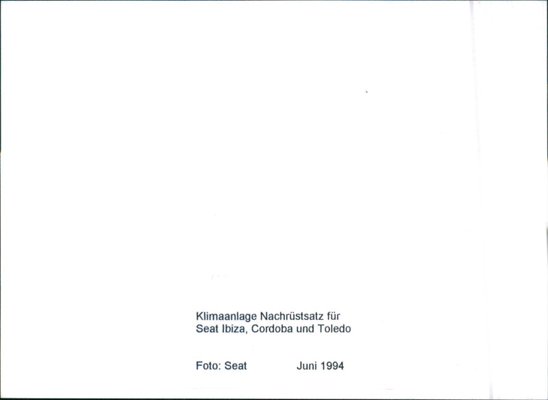 Seat Airconditioning - Vintage Photograph