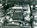 1987 Toyota Supra turbo engine - Vintage Photograph