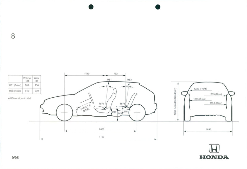 Honda Civic 1995 - Vintage Photograph