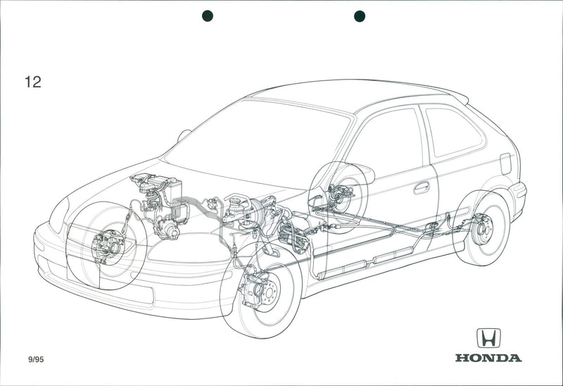 Honda Civic 1995 - Vintage Photograph