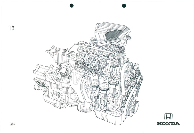 Honda Civic 1995 - Vintage Photograph