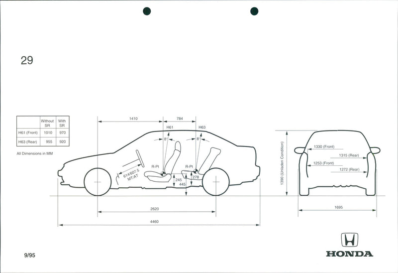 Honda Civic 1995 - Vintage Photograph