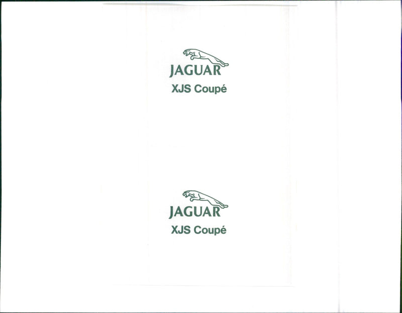 Jaguar XJS - Vintage Photograph