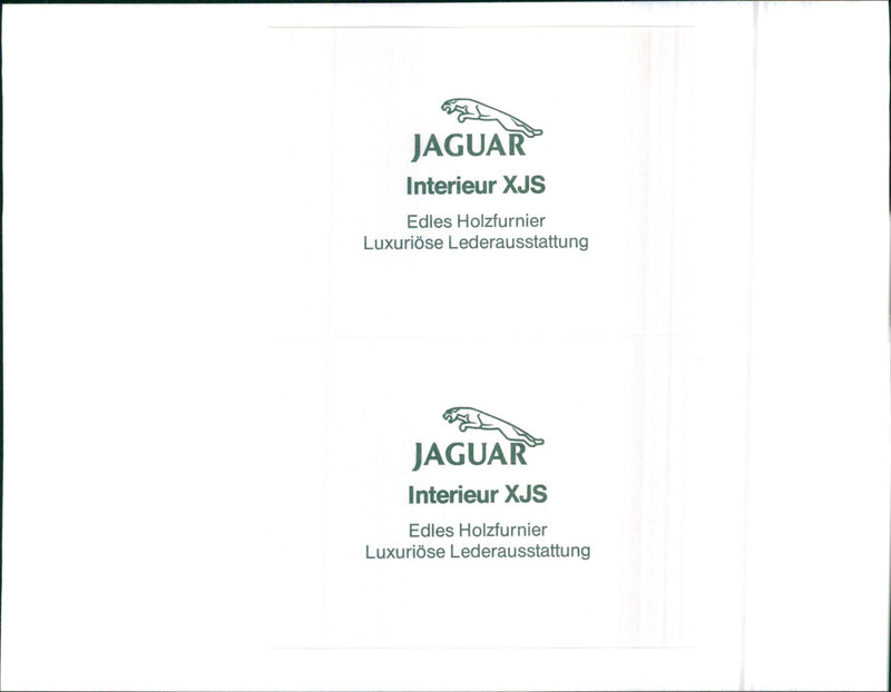 Jaguar XJS - Vintage Photograph