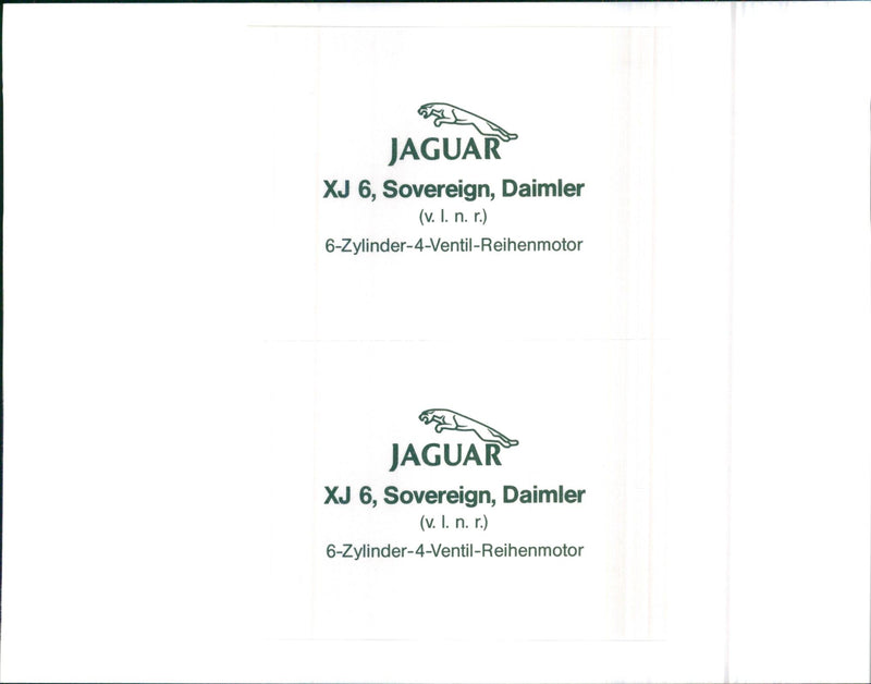 Jaguar XJ6 - Vintage Photograph