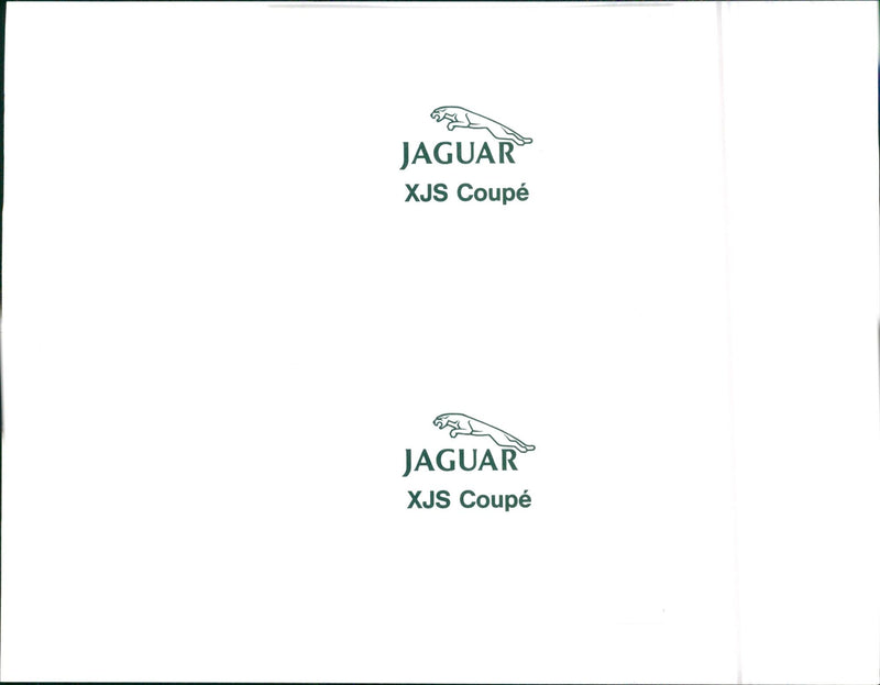 Jaguar XJS - Vintage Photograph