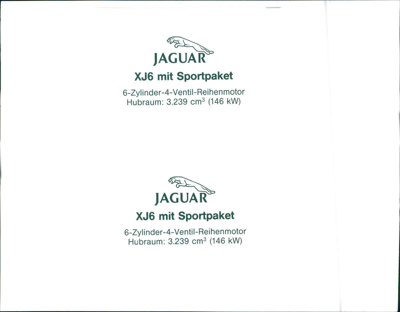 Jaguar XJ6 - Vintage Photograph