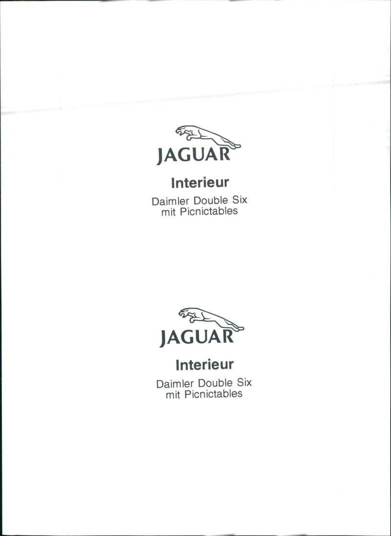 Jaguar Daimler Double Six - Vintage Photograph