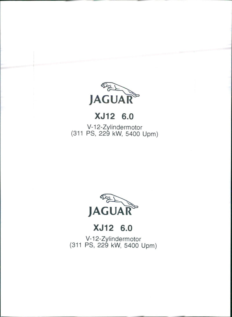 Jaguar XJ12 - Vintage Photograph