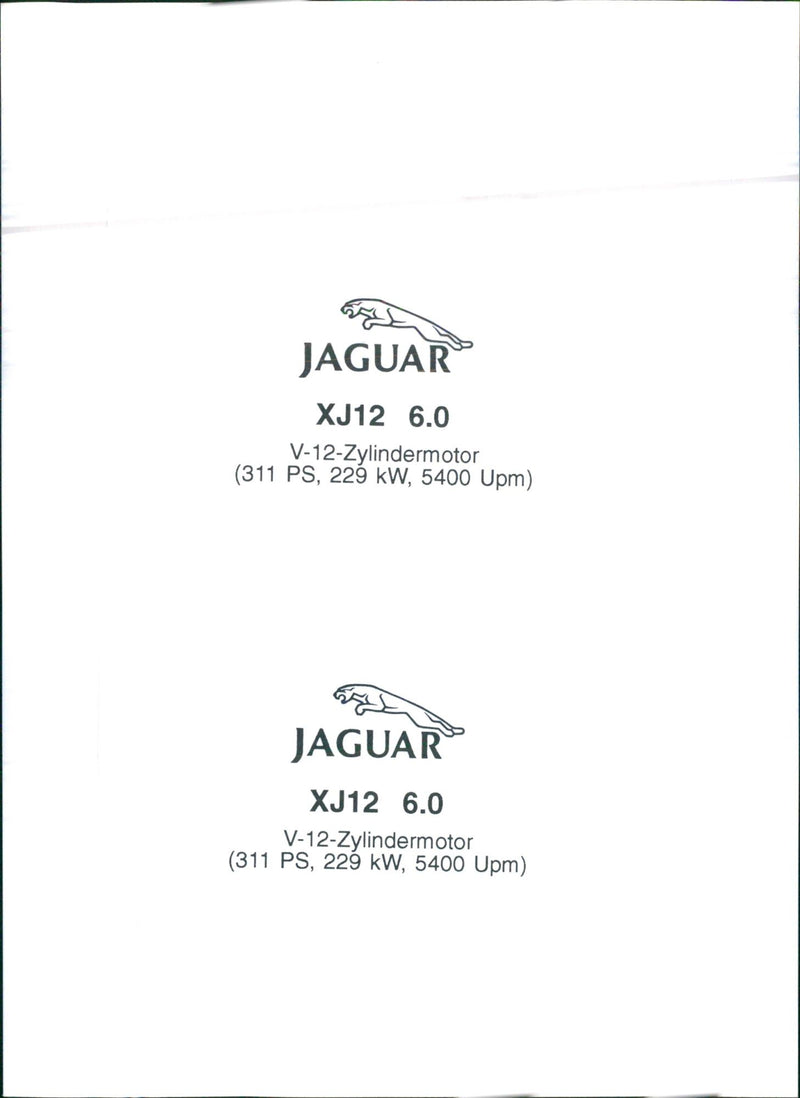 Jaguar XJ12 - Vintage Photograph