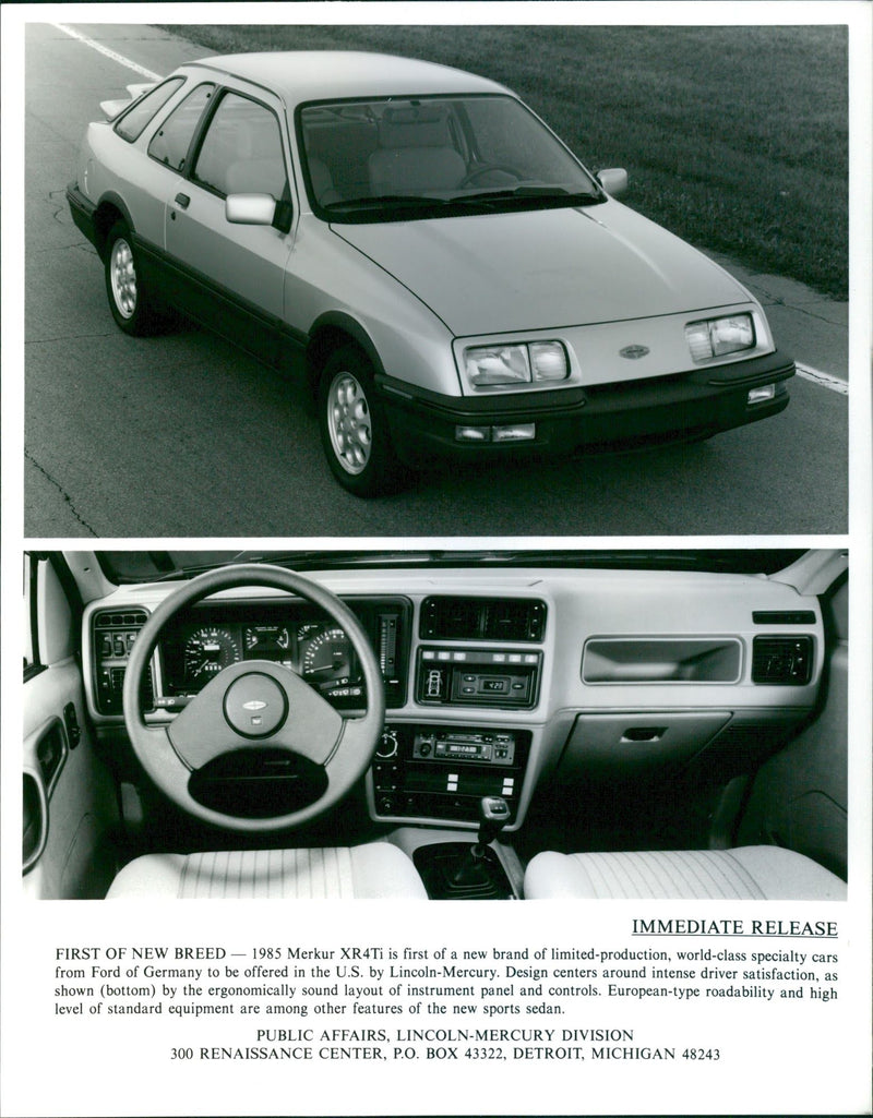 1985 Merkur XR4Ti - Vintage Photograph