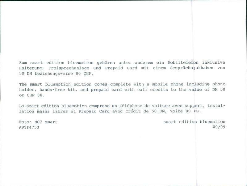 Smart Edition Bluemotion - Vintage Photograph