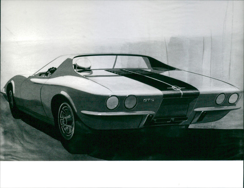 Opel GT - Vintage Photograph