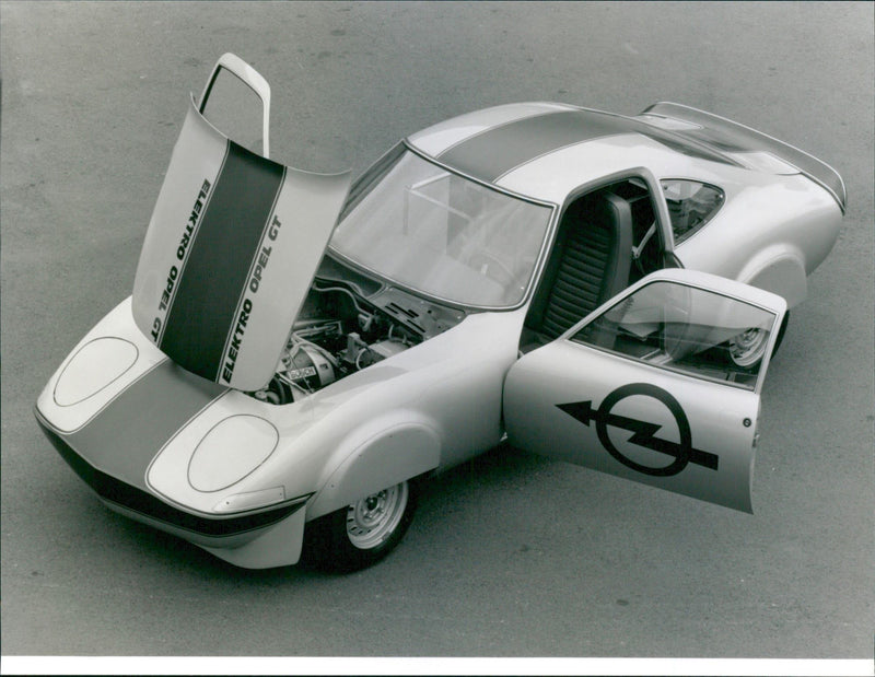 1970 Electric Opel GT - Vintage Photograph
