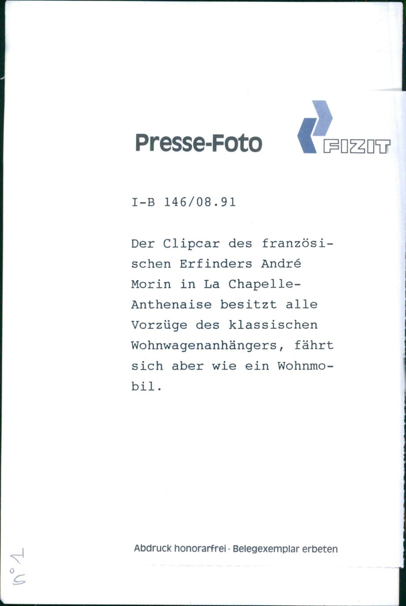 Wohnmobil - Vintage Photograph