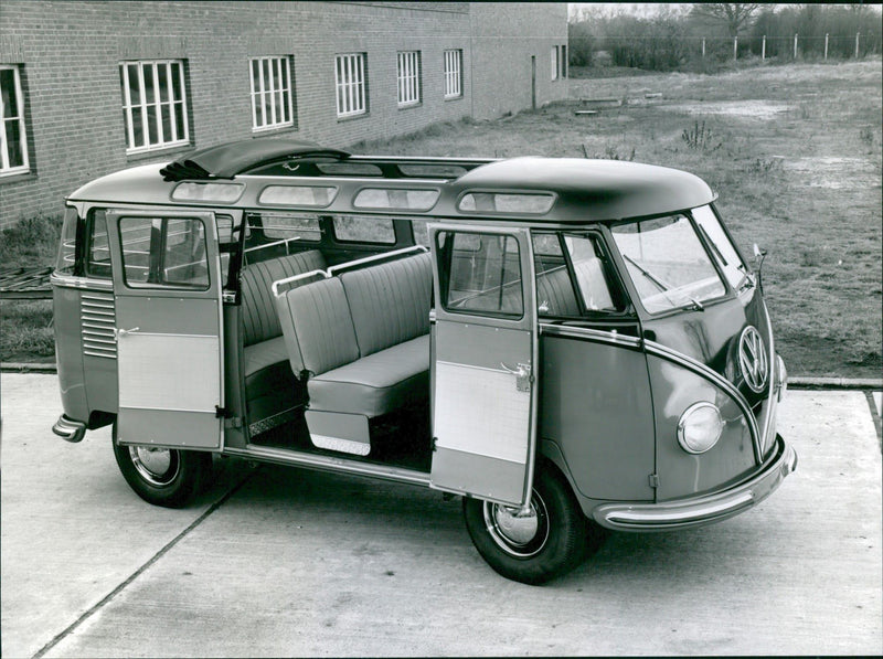 1951 Volkswagen Samba bus - Vintage Photograph