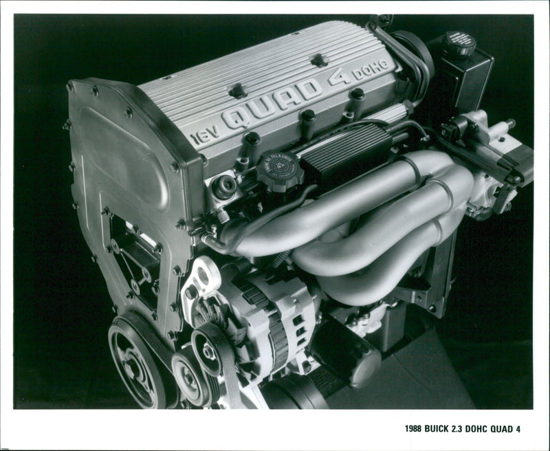 1988 Buick 2.3 DOHC Quad 4 - Vintage Photograph