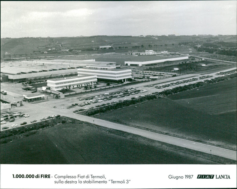 Fiat complex in Termoli - Vintage Photograph