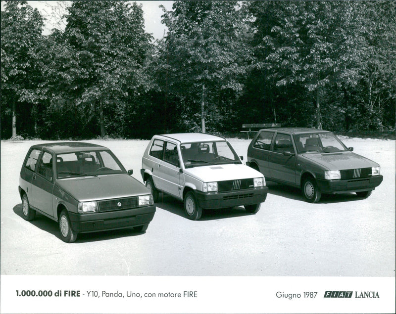 Fiat Y10, Panda, Uno - Vintage Photograph