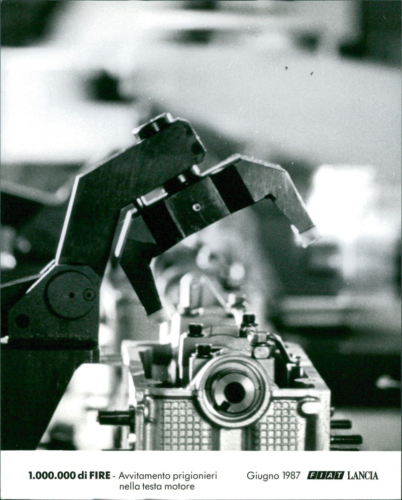 Screwing of stud bolts - Vintage Photograph