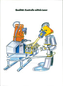 Quality: control by laser - Vintage Photograph