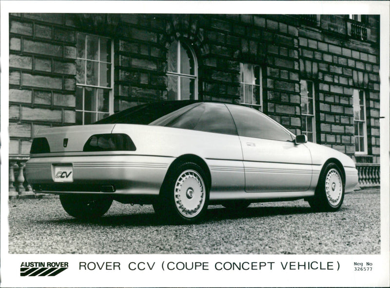 Rover CCV (Coupe Concept Vehicle) - Vintage Photograph