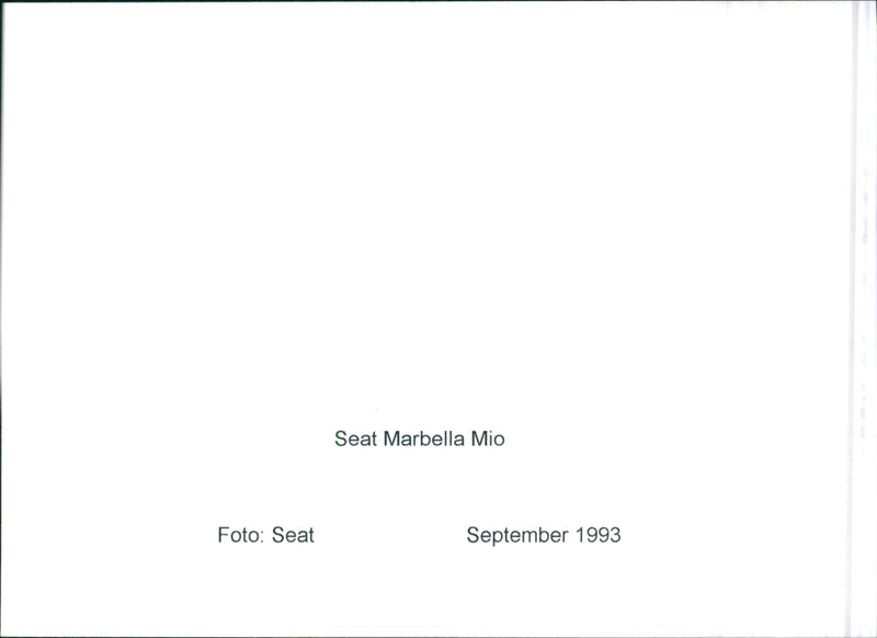 SEAT - Vintage Photograph